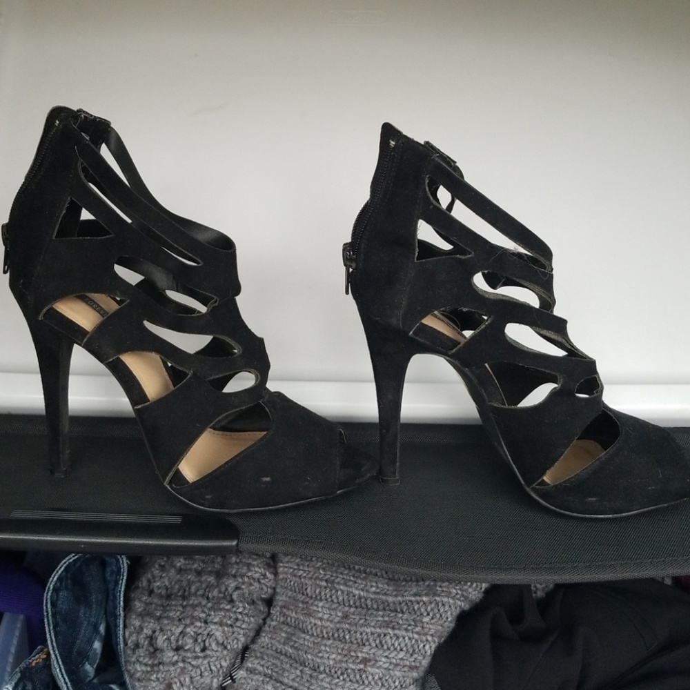 Black heels